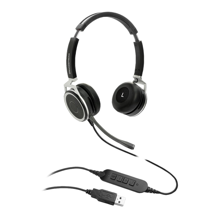 Grandstream GUV3005 HD USB Headset with Noise Cancelling Microphone and Integrated Busy-Light