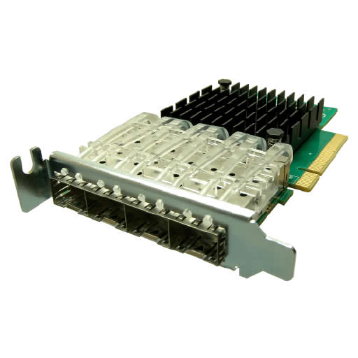 HotLava St Helens 80G4S-XL 4-Port SFP+ 10 Gigabit Ethernet Adapter 39Gbps