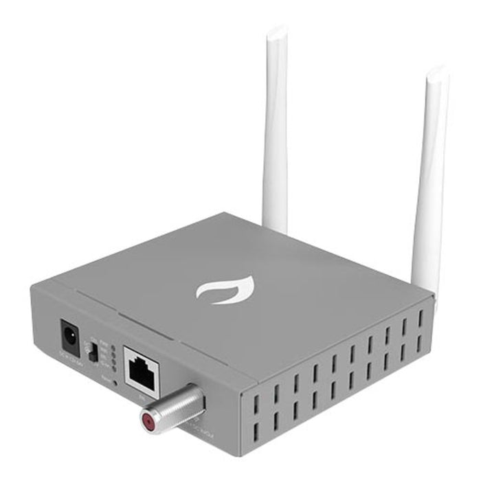 IgniteNet GLinq Indoor Cloud-Managed Gigabit Ethernet To Coax Bridge w/Reverse Power Feed and Integrated 2.4GHz WiFi - AU