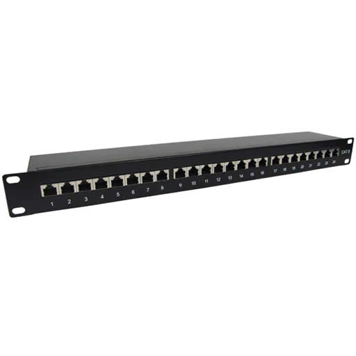 Primus Cable Preloaded Shielded 24-Port CAT6 Patch Panel