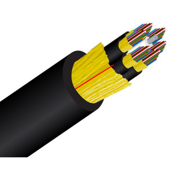 Primus Cable 12 Strand SM 9/125 Plenum OFNR Fiber Optic Cable