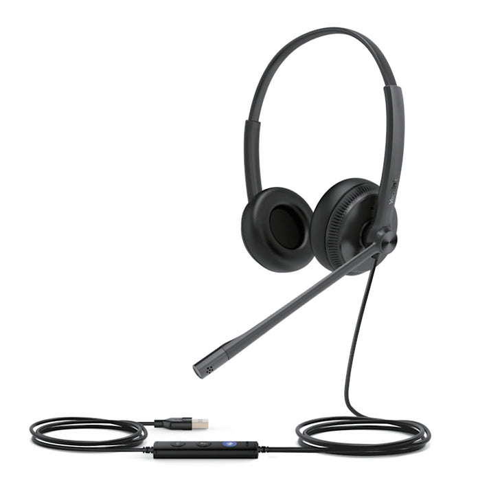 Yealink UH34 Dual USB Wired Headset for Microsoft Teams