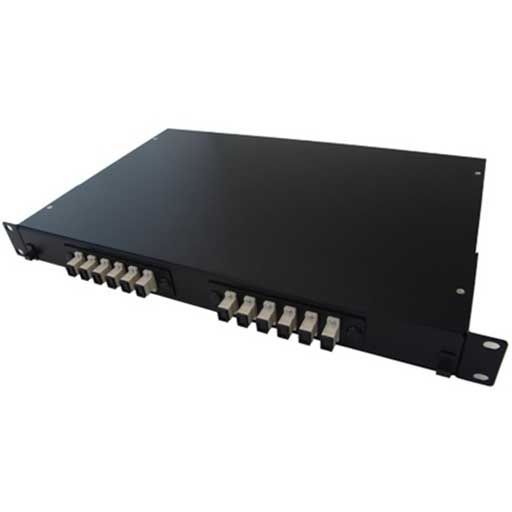 Primus Cable 12 Port Rackmount Fiber Patch Panel, Multimode SC Simplex