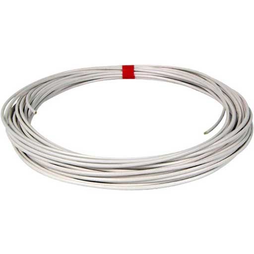 Primus Cable White Buffer Tubing (Bulk) Simplex, PVC, 900um Buffer, 3.0mm (50ft)