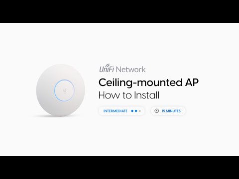 Installing Ubiquiti U6-LR-US