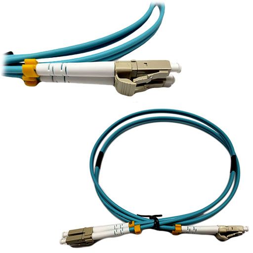 Maxxwave Fiber Patch Cable - Multi Mode OM3 - LC to LC Connectors (1m)