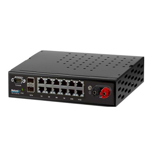 Netonix WS-12-250-DC 12-Port Managed PoE Switch + 2SFP Uplink Ports ...