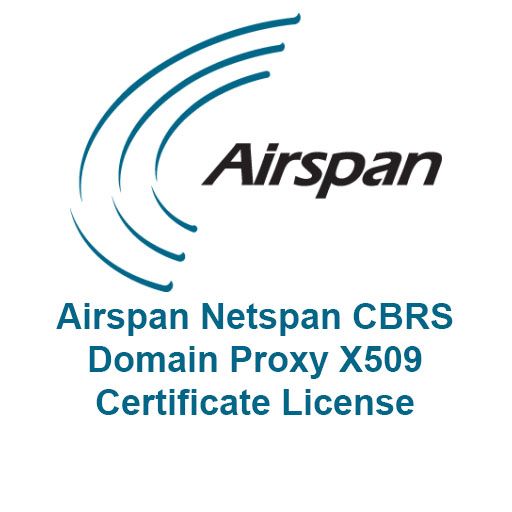 Airspan Netspan CBRS Domain Proxy X509 Certificate License (5 years validity)