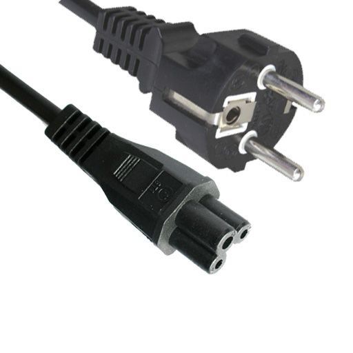 Tycon Power Power Cord Euro Plug and IEC C5(Funny) connector