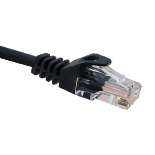 Primus Cable Black Snagless Molded Boot CAT6 Ethernet Patch Cable RJ45-RJ45 5ft
