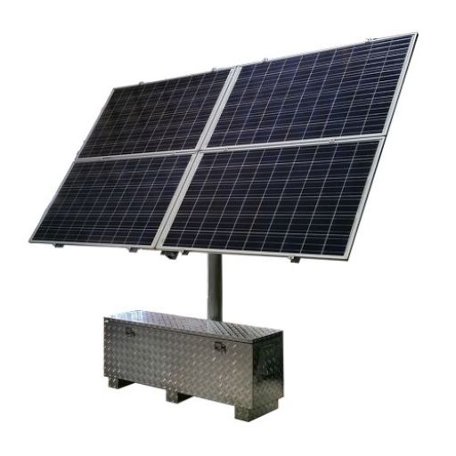 Tycon Solar RemotePro 24/48V 300W Aluminum Enclosure 24/48V 1440Ah Battery 1440W Solar Panel 24/48V 30A Output Continuous Remote Solar Power System with 60A MPPT Controller