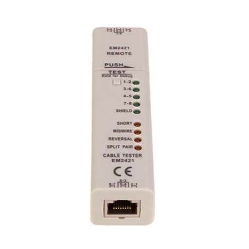 Primus Cable Network Cable Tester RJ45 Pair and Shielded LEDs Fault Indicator LEDs