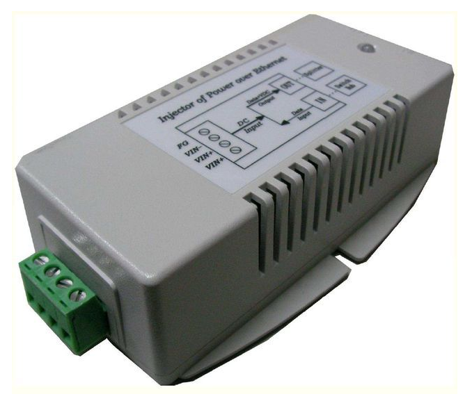DC/DC Converter GigE 802.3bt PoE Injector