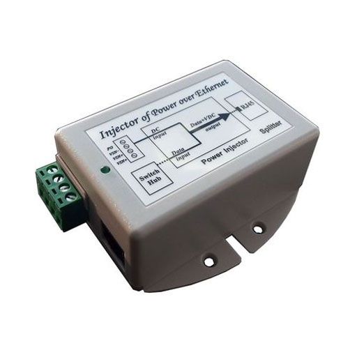 Tycon Power 36-72VDC IN 802.3af 48VDC OUT 16.8W Gigabit DC to DC Converter/POE Inserter