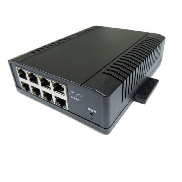 Tycon Power 8 Port High Power POE 10/100BASET Switch. 802.3af/at Compliant