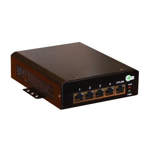 Tycon Power 5-Port High Power Gigabit 802.3at PoE Switch with 12-36V DC Input