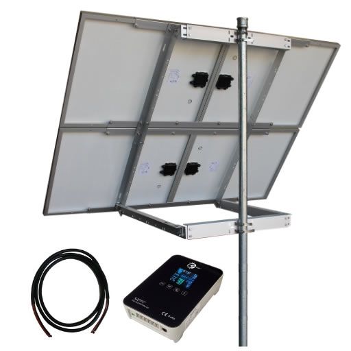 Tycon Solar Kit 340W 12V or 24V 80W Continuous Pole Mount 85W Solar Panel Kit with MPPT Controller
